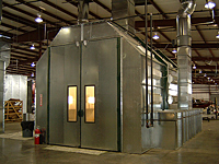 Side Downdraft Truck Booth, Exterior Side Downdraft Truck Booth, Exterior